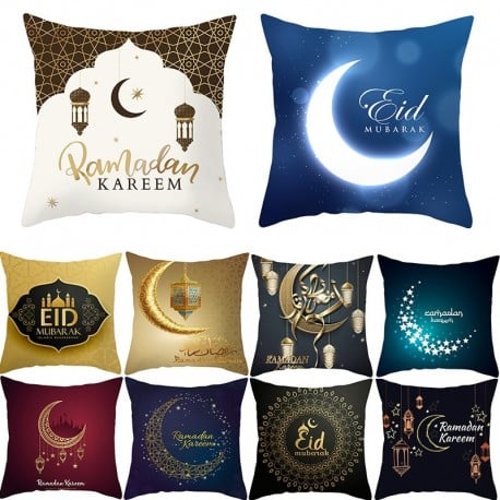 Ramadan EID Decorative Pillow Cover