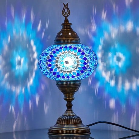 Turkish Moroccan Mosaic Table Lamp