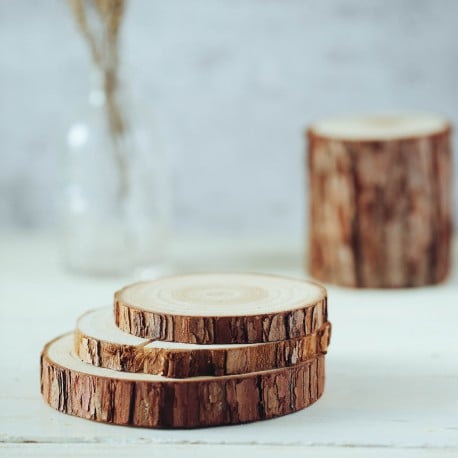 Natural Wooden Food Coaster