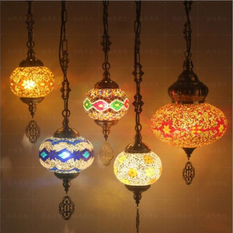Turkish Mosaic Pendant Lights