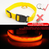 Glowing LED Dog Collar Anti-Lost Nylon Light For Dogs & Puppies