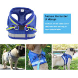 Dog/Puppies/Cat Harness Vest With Reflective Walking Lead Leash Polyester Mesh Harness