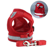 Dog/Puppies/Cat Harness Vest With Reflective Walking Lead Leash Polyester Mesh Harness