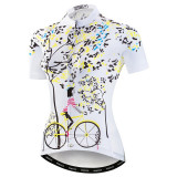 Weimostar Colorful Cycling Jersey Women Mountain Road Bike Cycling Shirt Team Bicycle.