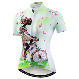 Weimostar Colorful Cycling Jersey Women Mountain Road Bike Cycling Shirt Team Bicycle.