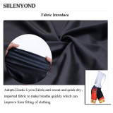 Siilenyond Cycling Shorts Men Summer 3D Gel Pad Cycling Bike Shorts