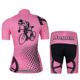 Aogda Summer Women's Cycling Jersey Sets Maillot Ciclismo Short Sleeve