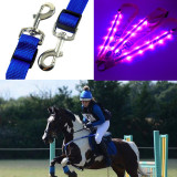 LED Horse Breastplate Nylon Webbing Night Vision Horse Riding Safety Equipment