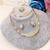 Dubai Gold Jewelry Sets - Crystal - Rhinestone