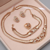 Dubai Gold Jewelry Sets - Crystal - Rhinestone