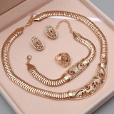 Dubai Gold Jewelry Sets - Crystal - Rhinestone