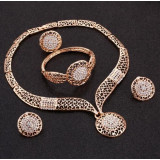 Dubai Gold Jewelry Sets - Crystal - Rhinestone