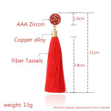 Bohemian Long Tassel Earrings for Women Vintage Statement Drop Earrings