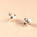 Wholesale Stainless Steel Pearl Earrings Great Gifts For Girls Small Stud Earrings