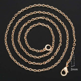 Necklace For 585 Rose Gold Venitian Curb Snail Foxtail Link Chains Necklace Fashion Jewelry 50cm 60cm