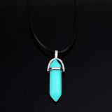 New Line Silver Plated Hot Moon Glowing Necklace