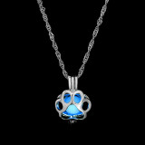 New Line Silver Plated Hot Moon Glowing Necklace