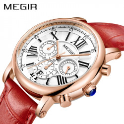 MEGIR Women Bracelet Watches Top Brand Luxury Ladies Quartz Relogio Feminino