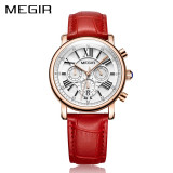 MEGIR Women Bracelet Watches Top Brand Luxury Ladies Quartz Relogio Feminino