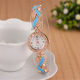 New Brand JW Bracelet Luxury Crystal Dress Wristwatches Women's Fashion Quartz Watch