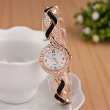 New Brand JW Bracelet Luxury Crystal Dress Wristwatches Women's Fashion Quartz Watch