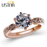 1.75ct AAA Zircon Engagement/Dress Rings for Women Rose gold color-Austrian Crystals Jewelry Top Quality