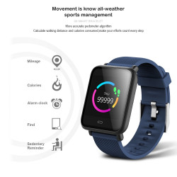 VERYFiT Q9 Blood Pressure Heart Rate Monitor Smart Watch Waterproof Sport Fitness Tracker Watch Men Women