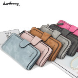 Baellerry Brand Wallet Scrub Leather Lady Purses High Quality