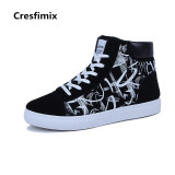 Male Latest Fashion Unique POD Pattern Printed Lace Up High Sneakers Cool Selection Available