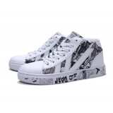 Male Latest Fashion Unique POD Pattern Printed Lace Up High Sneakers Cool Selection Available