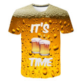 Men's 3d digital printing T-shirt collection