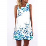 Summer Cute Party Dress Print Collection Casual Chiffon