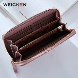 Ladies Long Clutch Wallet - Large Capacity - Phone Pocket - Card Holder