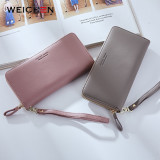 Ladies Long Clutch Wallet - Large Capacity - Phone Pocket - Card Holder