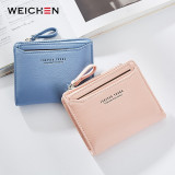 Ladies Wallets With Individual ID Card Holder Zipper Coin Pocket