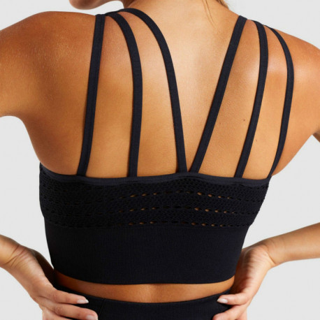 high impact crop top sports bra