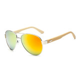 Bamboo Sunglasses Men And Women Pilot Brand Designer Sun Glasses