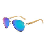 Bamboo Sunglasses Men And Women Pilot Brand Designer Sun Glasses