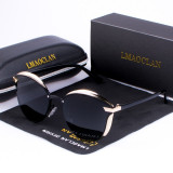 Polarized Sunglasses Luxury Fashion Cat Eye Ladies Vintage Brand