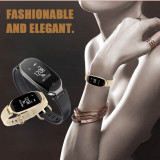 S3 Bluetooth Smart Watch Women's Bracelet Band - Heart Rate Monitor - Fitness Tracker - For Android - IOS