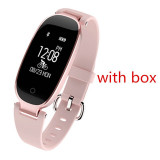 S3 Bluetooth Smart Watch Women's Bracelet Band - Heart Rate Monitor - Fitness Tracker - For Android - IOS