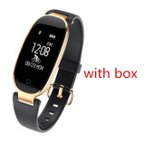 S3 Bluetooth Smart Watch Women's Bracelet Band - Heart Rate Monitor - Fitness Tracker - For Android - IOS