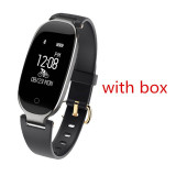 S3 Bluetooth Smart Watch Women's Bracelet Band - Heart Rate Monitor - Fitness Tracker - For Android - IOS