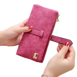 Fashion Luxury Brand Women Wallets Matte Leather Wallet Coin Purse Card Holder.