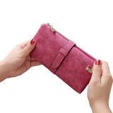 Fashion Luxury Brand Women Wallets Matte Leather Wallet Coin Purse Card Holder.