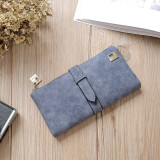 Fashion Luxury Brand Women Wallets Matte Leather Wallet Coin Purse Card Holder.