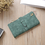 Fashion Luxury Brand Women Wallets Matte Leather Wallet Coin Purse Card Holder.