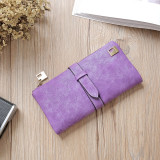 Fashion Luxury Brand Women Wallets Matte Leather Wallet Coin Purse Card Holder.