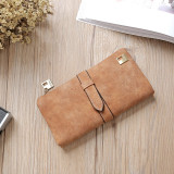 Fashion Luxury Brand Women Wallets Matte Leather Wallet Coin Purse Card Holder.