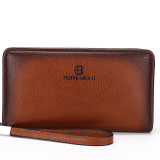 Luxury Leather Men's Clutch Wallet Business Carteras Mujer Wallets.